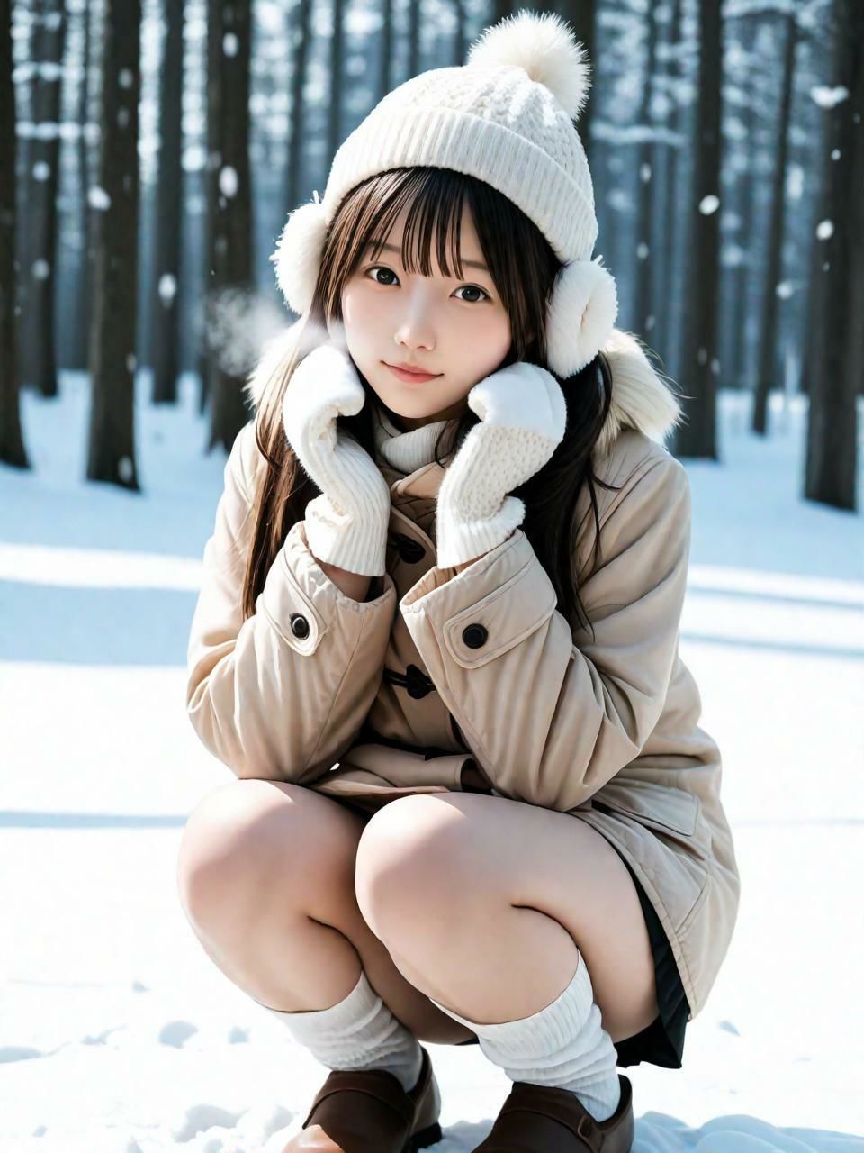 セックス雪の中（411枚）【実写系AI超リアルCG集ult】 サンプル2