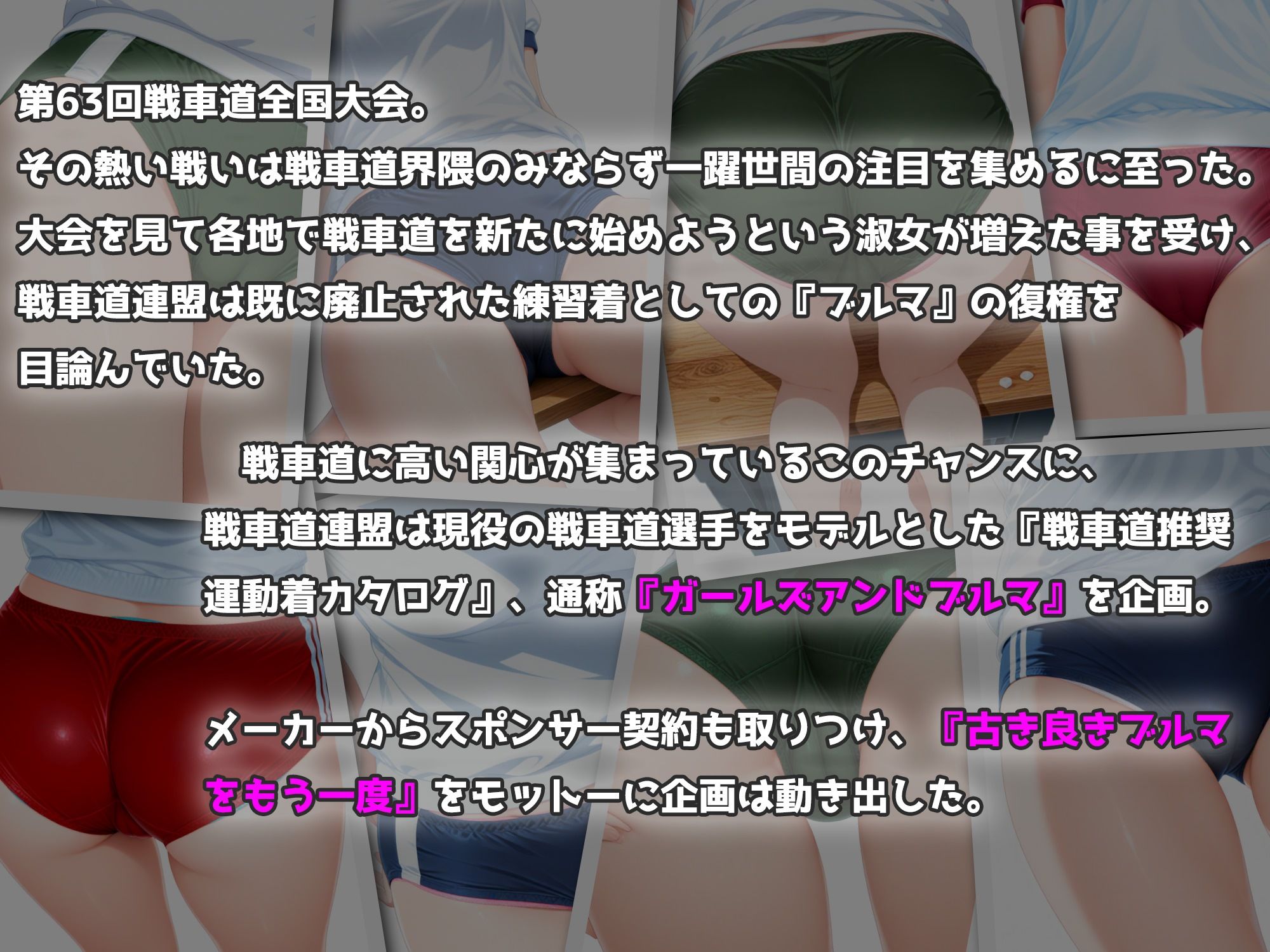 Girls und Buruma Hamipan アヒルさんチーム編 サンプル1