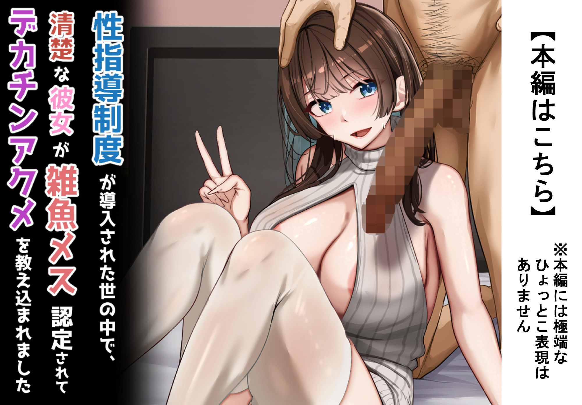 性指導制度が導入された世の中で、清楚な彼女が下品なひょっとこフェラを教え込まれました サンプル2