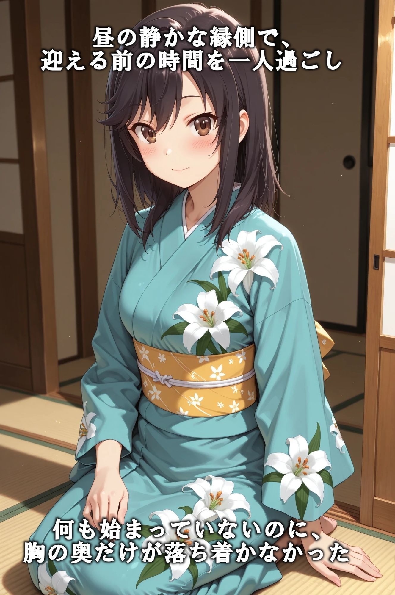 AIイラストCG集123おもてなし亭 Vol.2 蛍小町（イラスト集） サンプル1