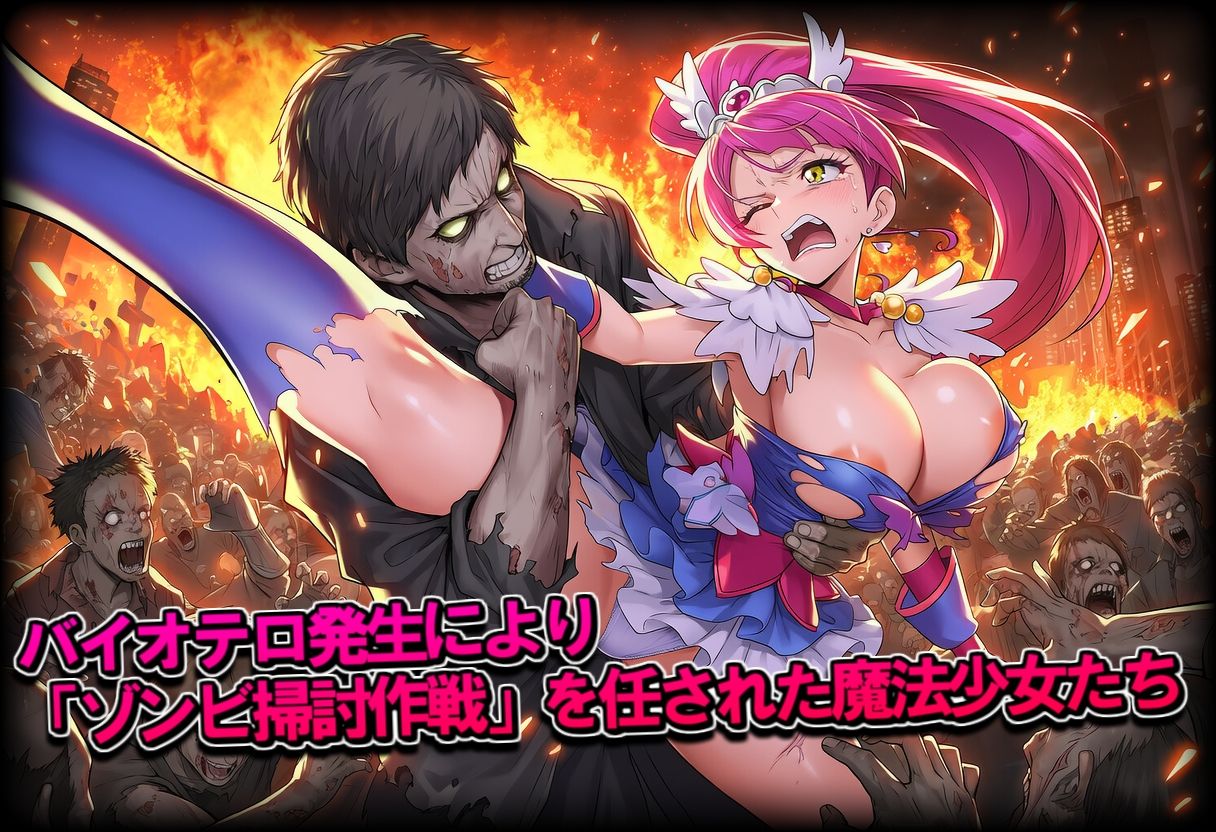 敗北魔法少女の末路 〜ゾンビパニック編〜 サンプル1