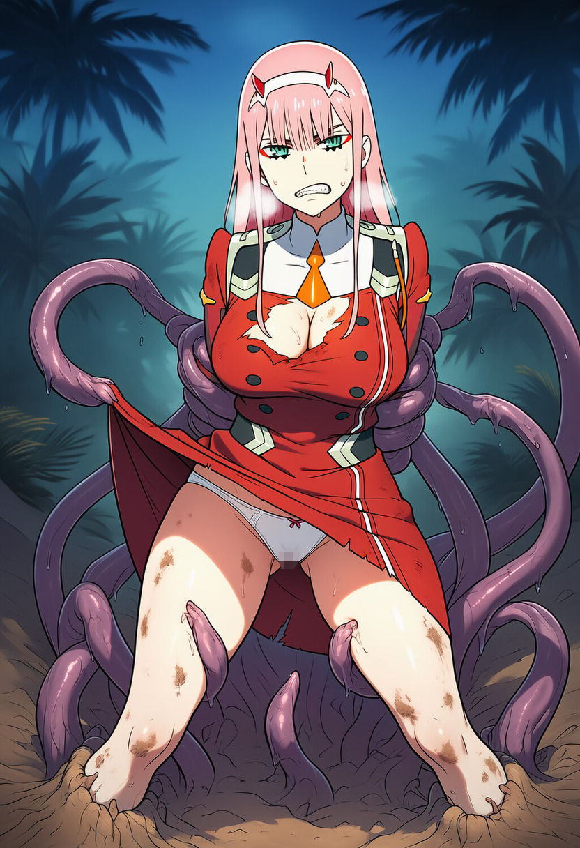 ゼロツ● vs ぬるぬる触手【苗床編】 サンプル3