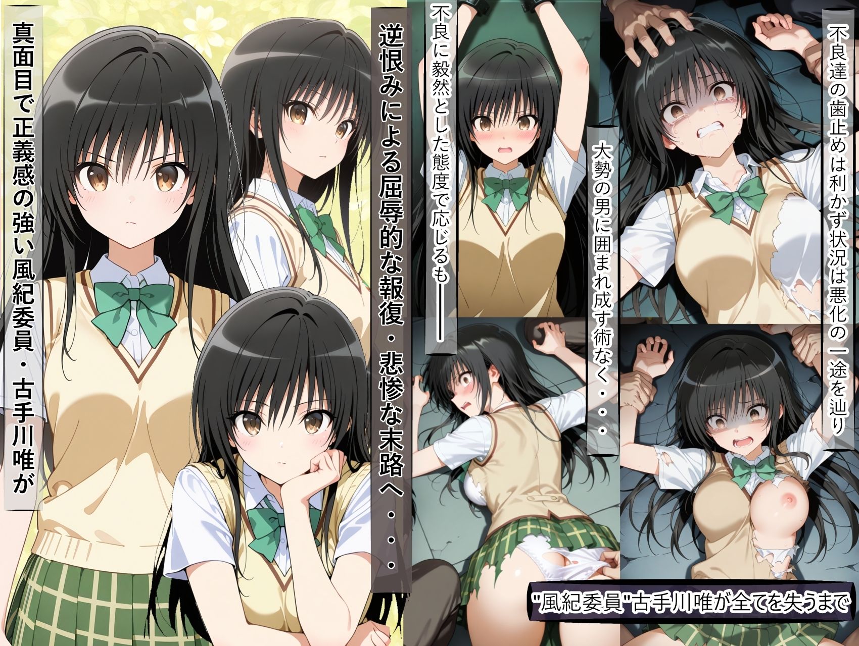 古○川唯の尊厳破壊記録-風紀委員から性処理係に堕ちるまで- サンプル1