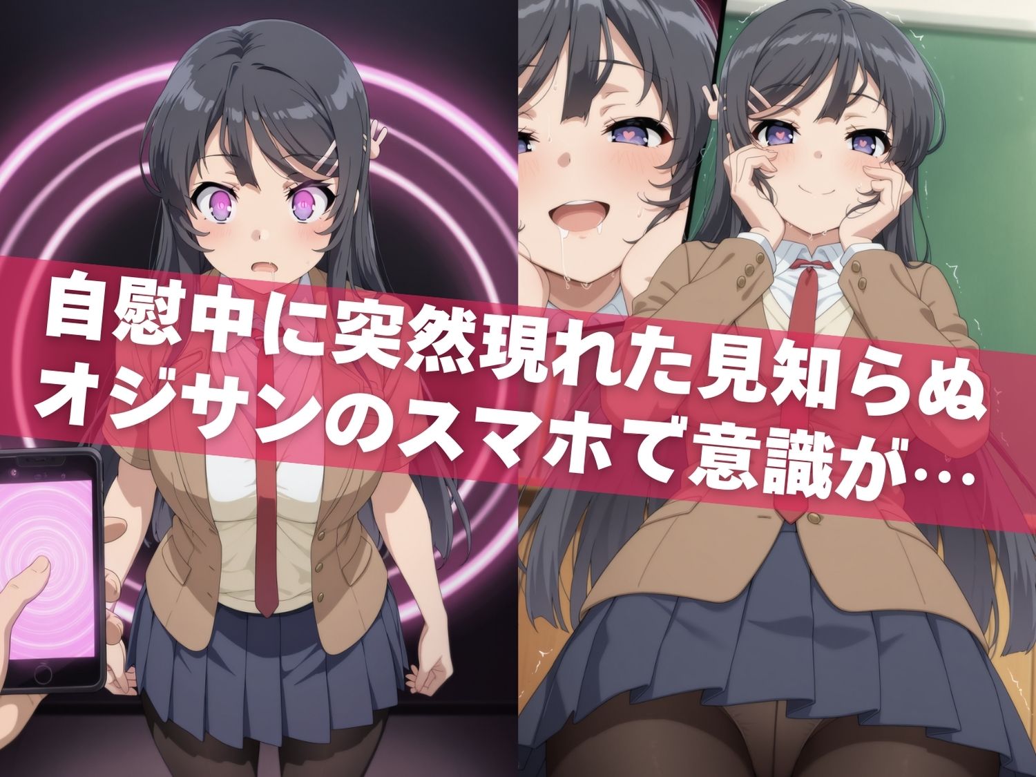 オナニー覗かれ、寝取られて  青春●タ野郎はバニーガール先輩の夢を見ない 〜 学校編 〜 サンプル4