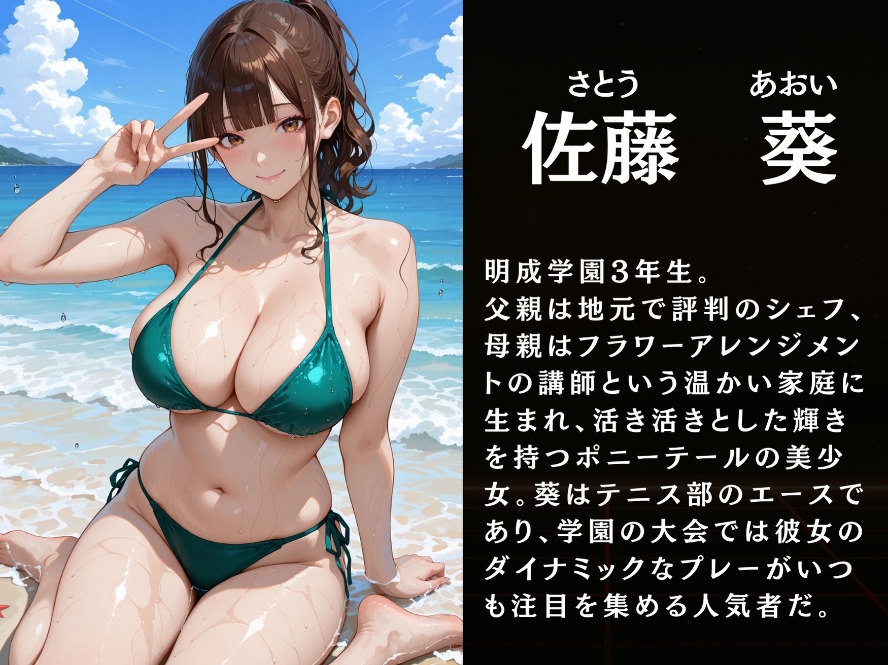 瀬戸唯奈と佐藤葵の秘密〜ビーチ編 サンプル3