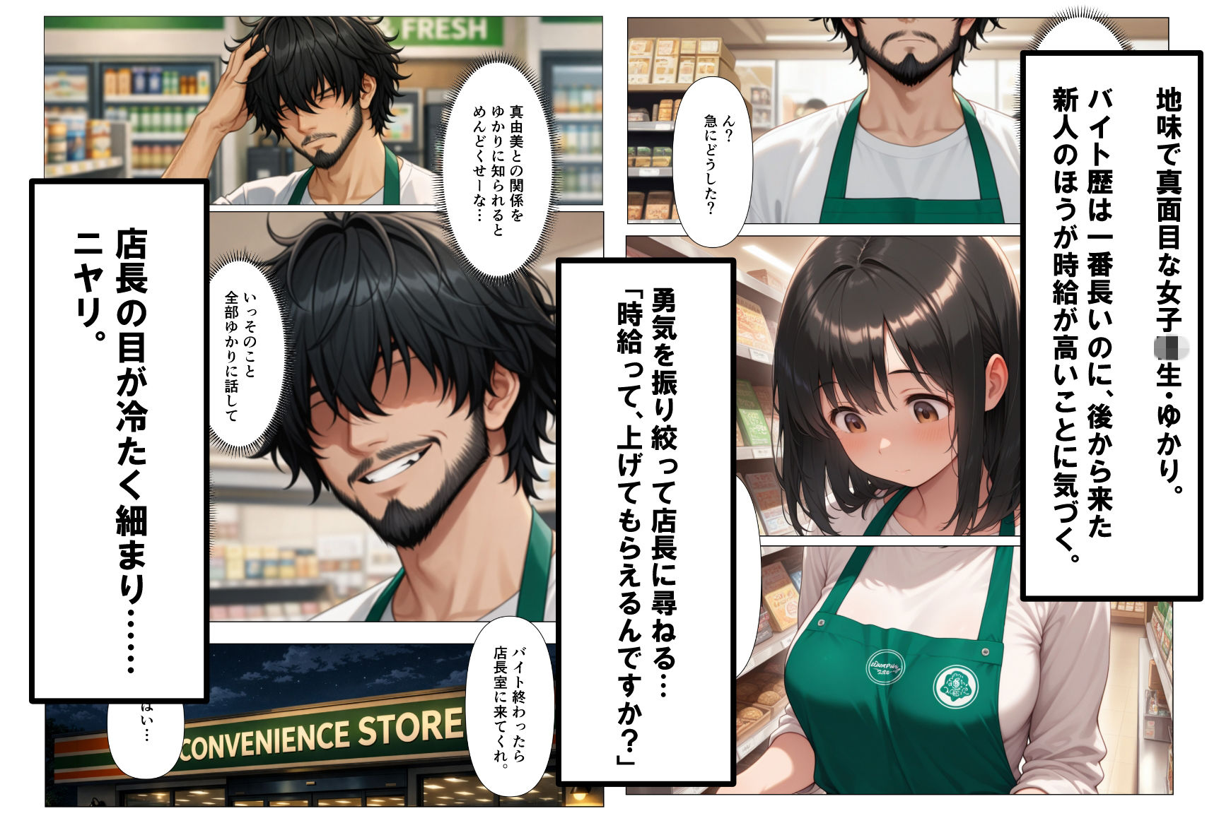 処女の地味バイトを襲ったら、実はエロ動画マニアで、マンコ締め付け吸引きつめで俺が負けた話 サンプル1