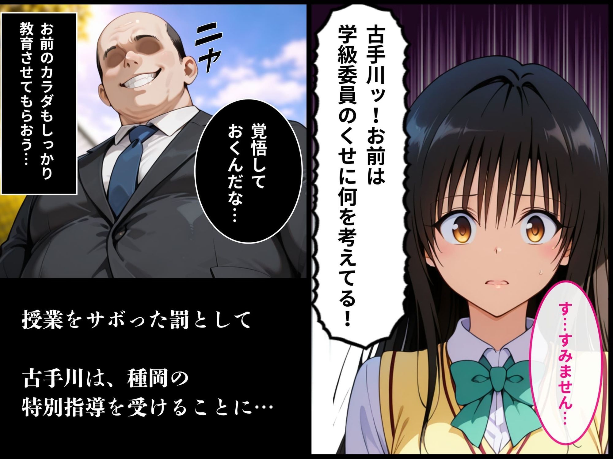 学級委員長 古手川 唯〜担任教師に犯●れる〜 サンプル5