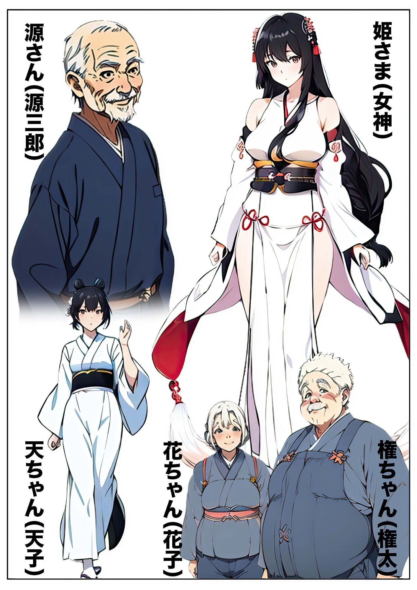 姫様と爺さん サンプル1