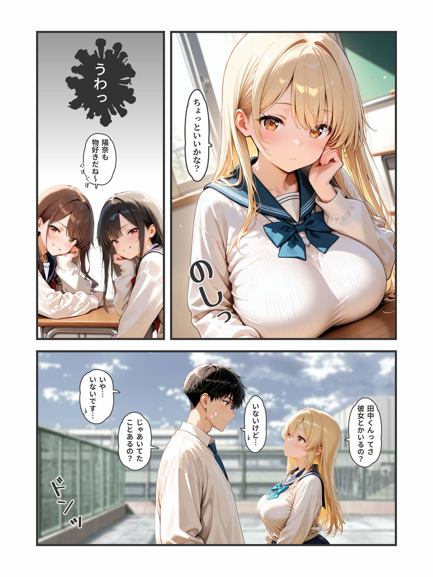 学園一のアイドル  マル秘趣味  「○根の物色」 サンプル6