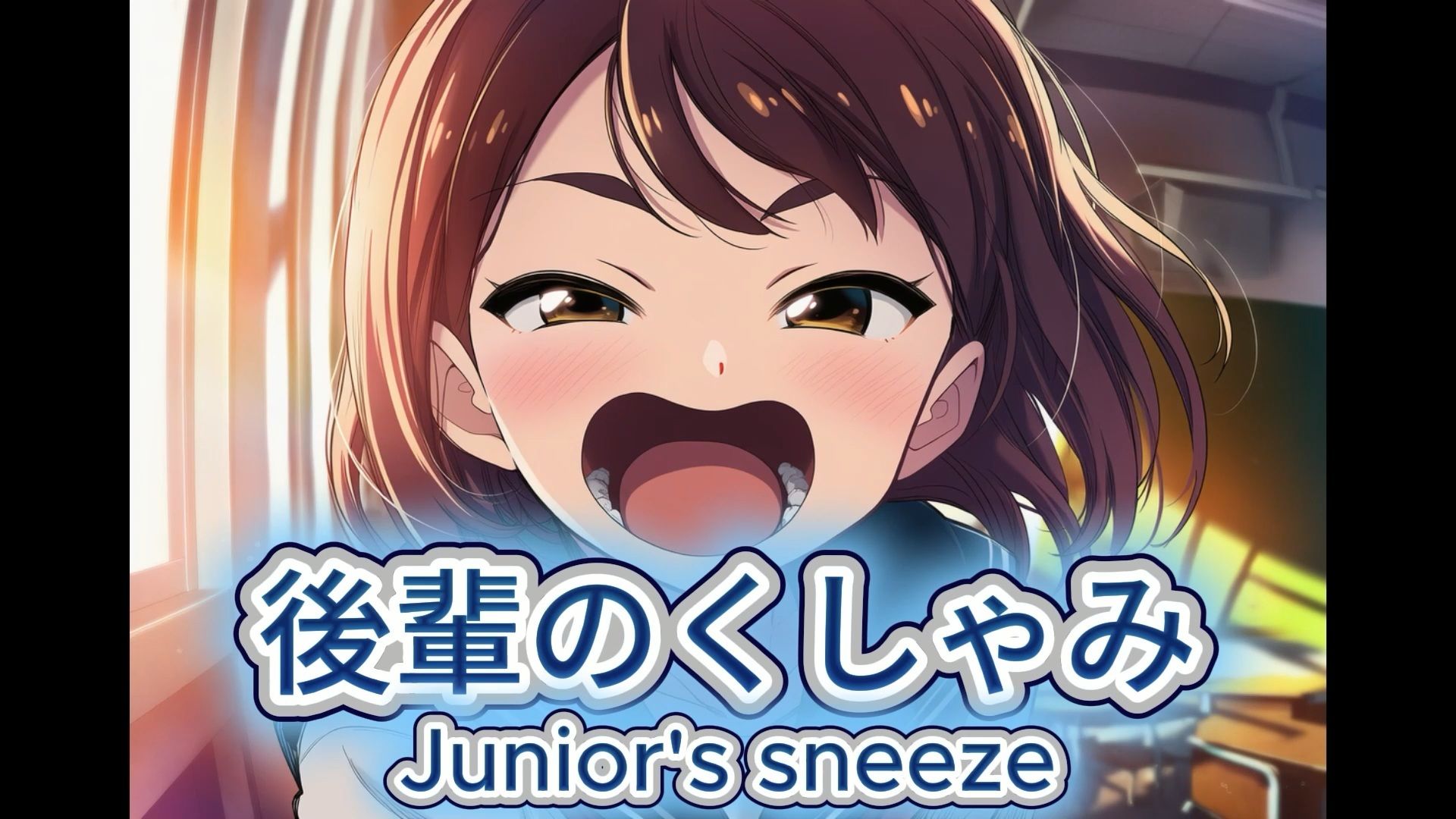 【自信作!】スクールくしゃみレポート(MP4アニメーション)/ School Sneeze Reports (MP4 Animation) サンプル8