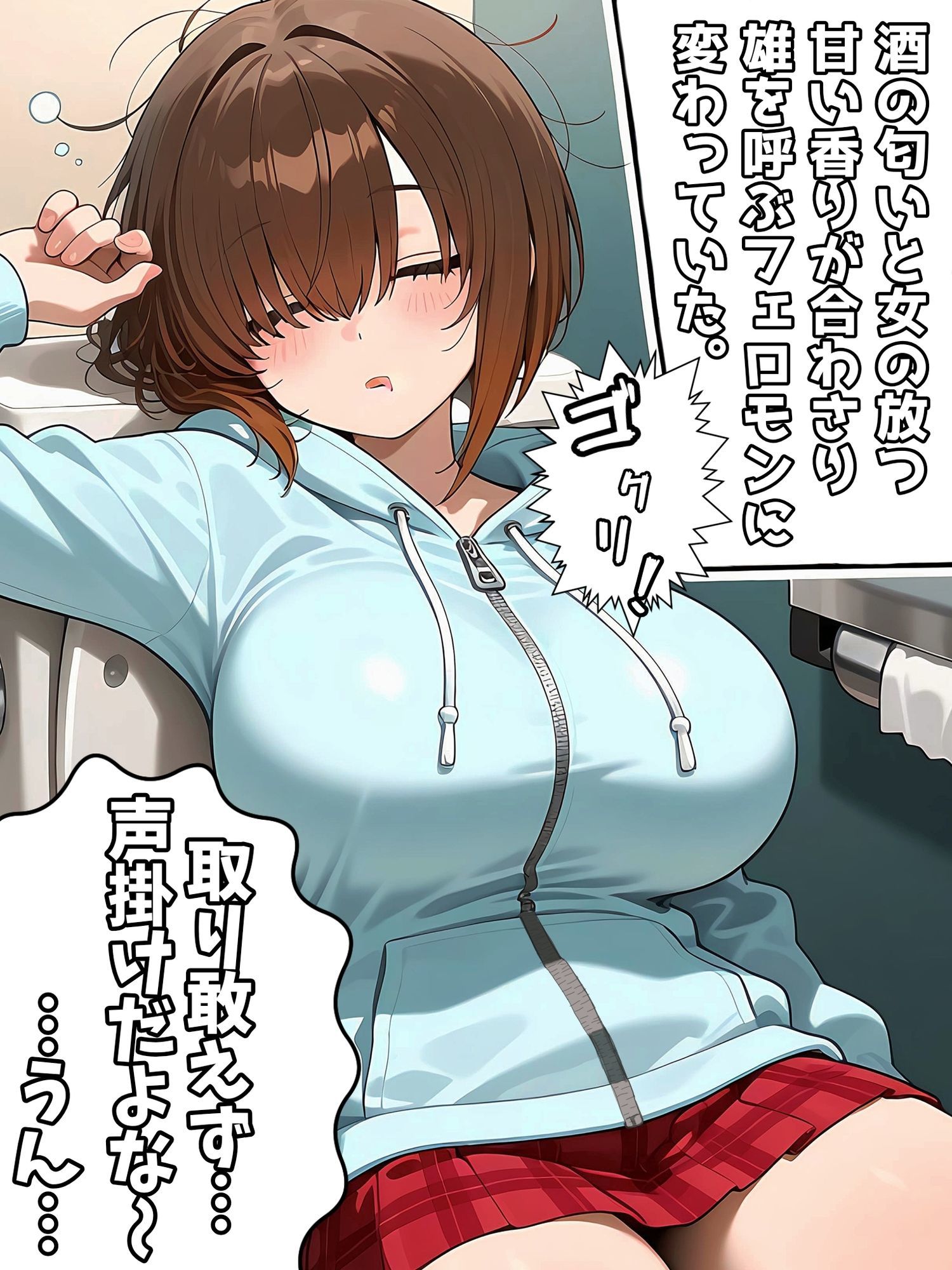 終電逃してトイレに入ったら生オ◯ホが寝ていた サンプル5