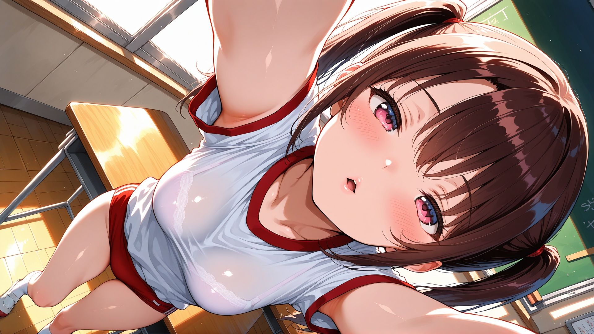 ブルマ日和。― ツインテール編:ブラ透け ― サンプル1