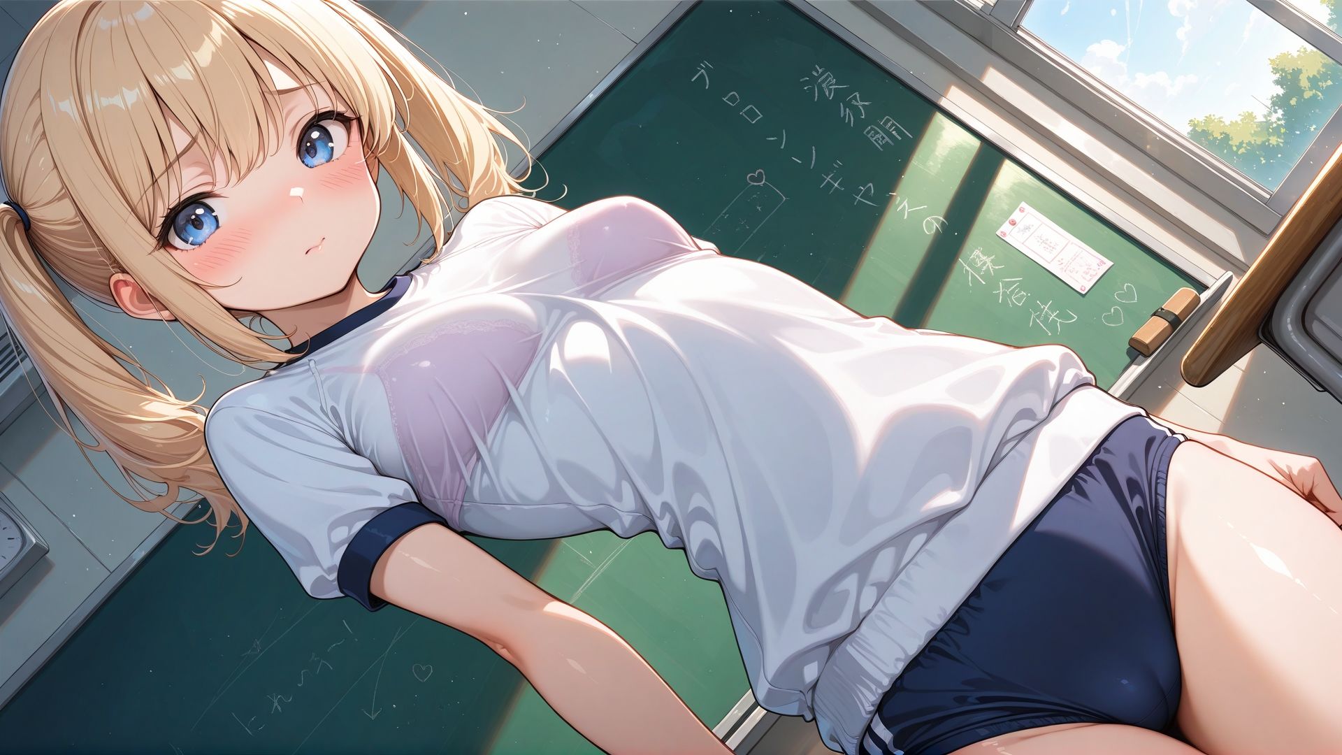 ブルマ日和。― ツインテール編:ブラ透け ― サンプル2