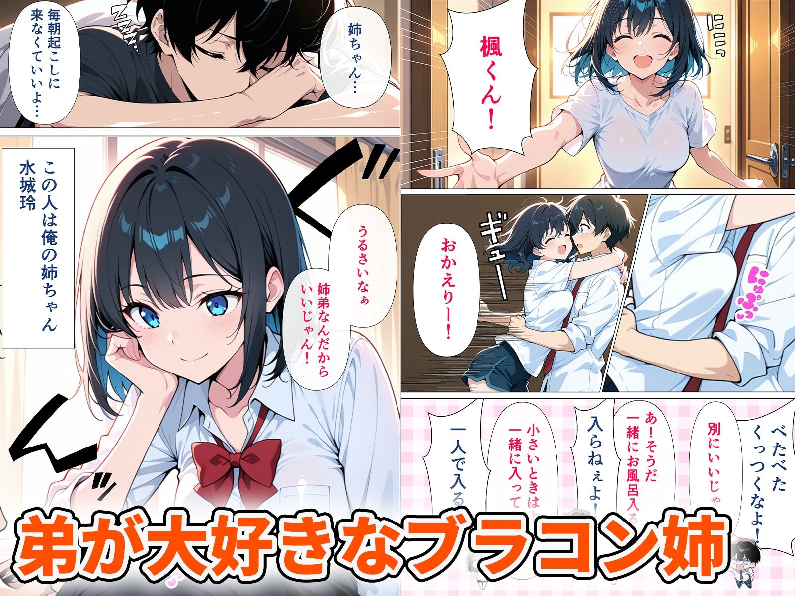 ブラコン姉に誘惑されて中出しHする話 サンプル1