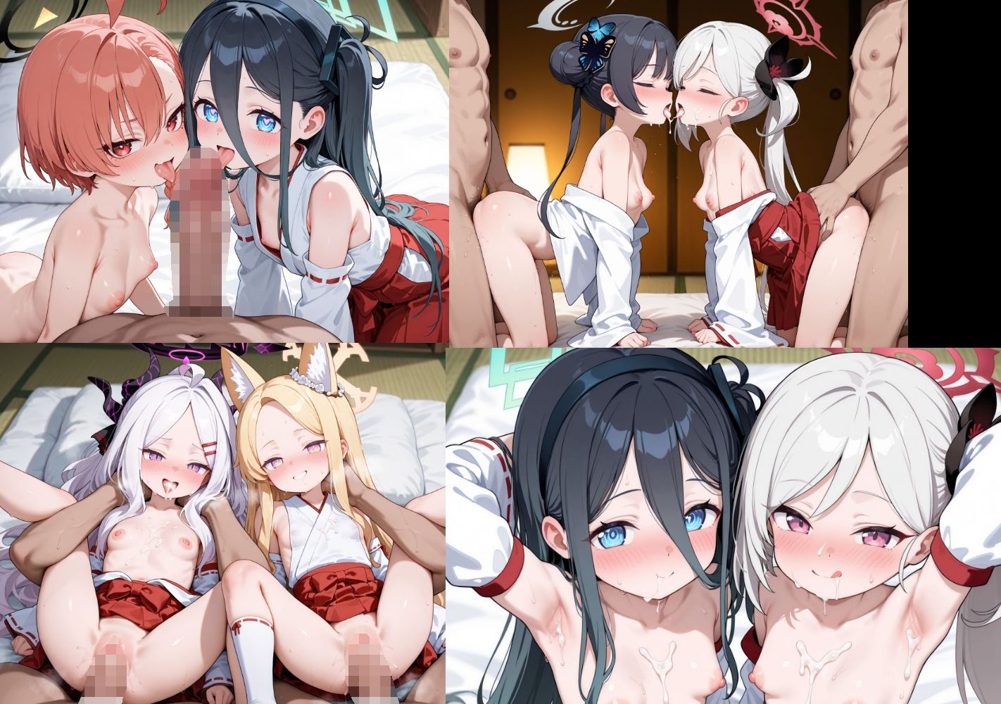 ブ●アカ  巫女服エッチCG集 サンプル5