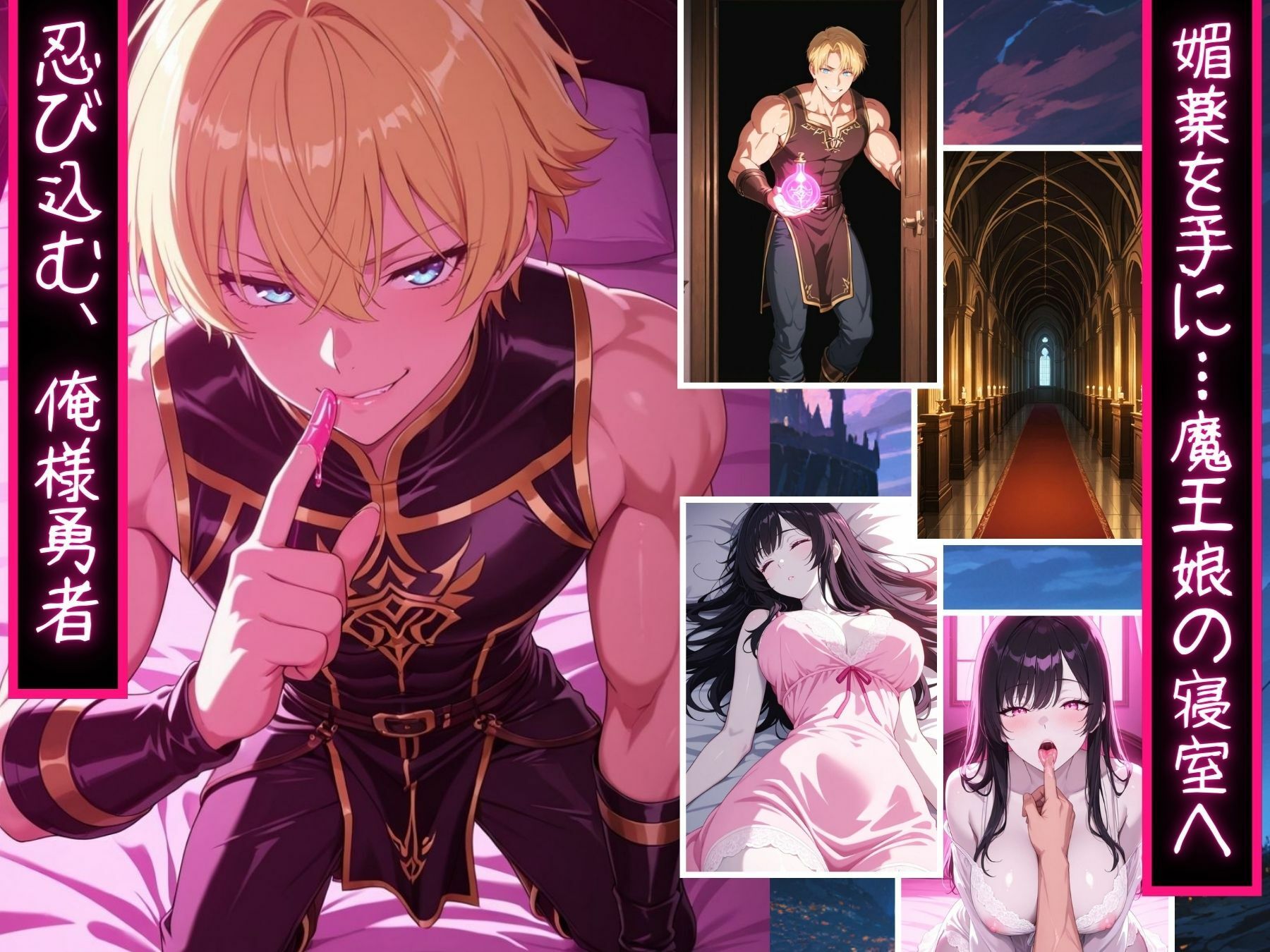 媚薬夜●いで魔王娘を絶頂堕ち（はーと） ワガママ勇者の異世界処女中出し支配 サンプル2