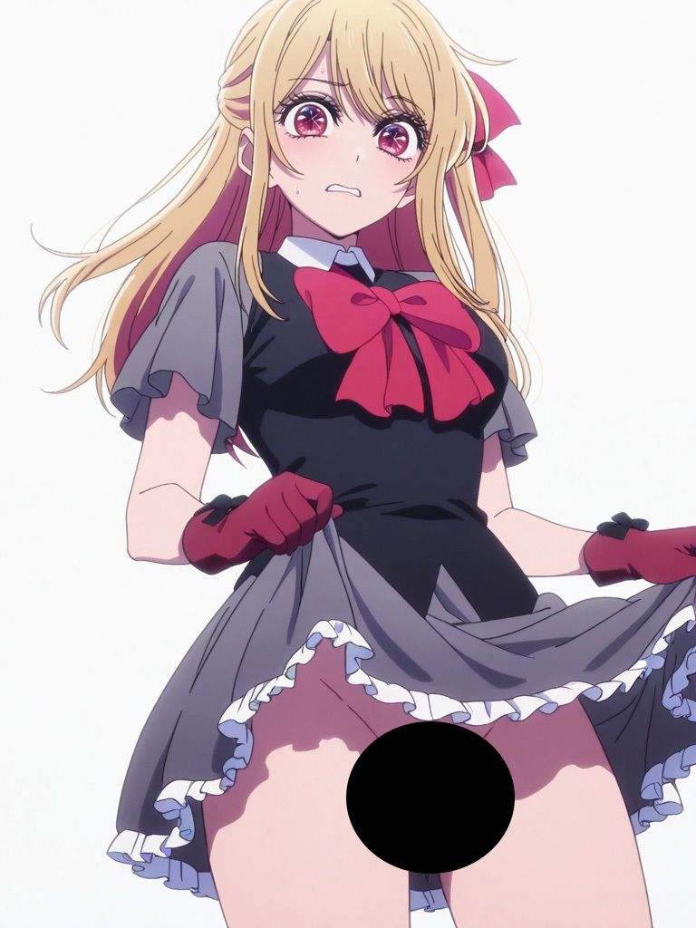 『推●の子』ヒロイン脱がしてみた スマホでも見やすい縦型 ムキムキ色黒モブがヤリたい放題  シチュエーション＆クオリティ厳選済み450枚！ サンプル2