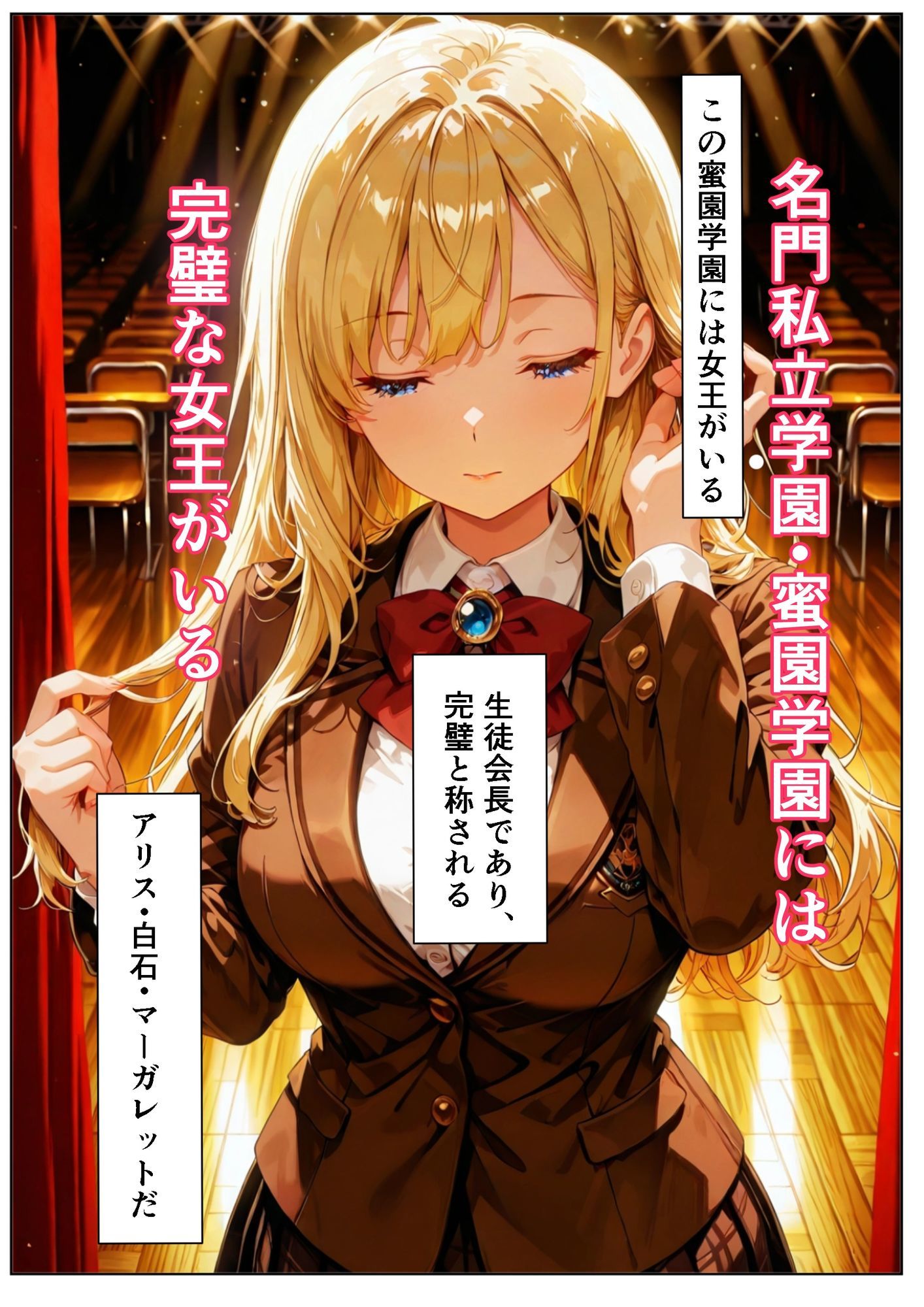 完璧生徒会長アリスの聖水〜変態な彼女と僕が繋がった日 サンプル1