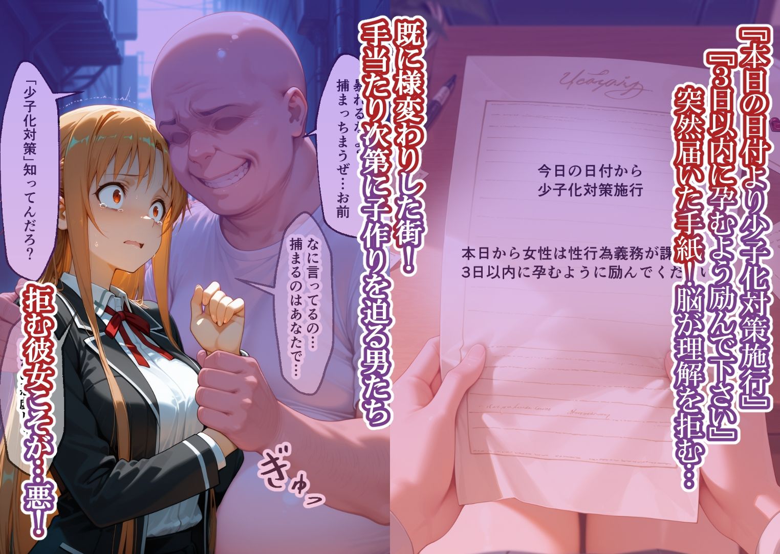 監禁アクメ地獄 孕んでも解放されない 快楽の牢獄 アスナ編 サンプル1