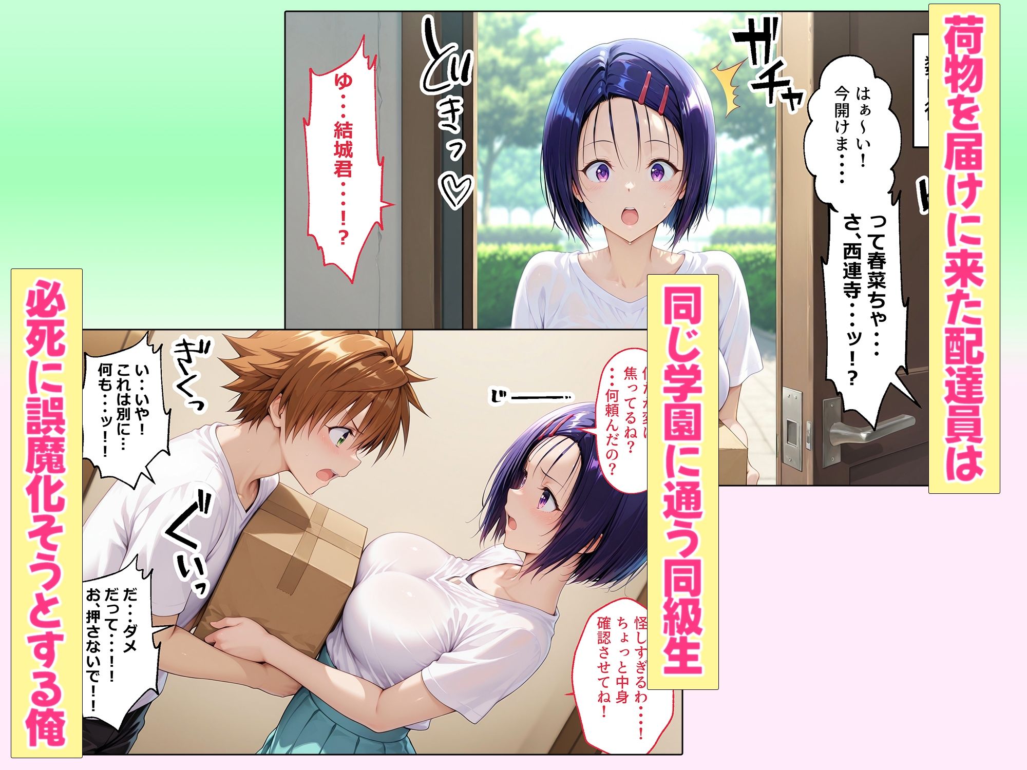 大人の玩具を注文したらまさかの同級生が届けにきた件 西連寺春奈 サンプル4