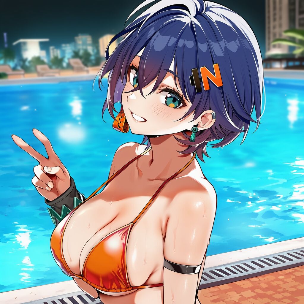 ゼ◯ゼロ リ◯ 水着グラビア イラスト集 サンプル2