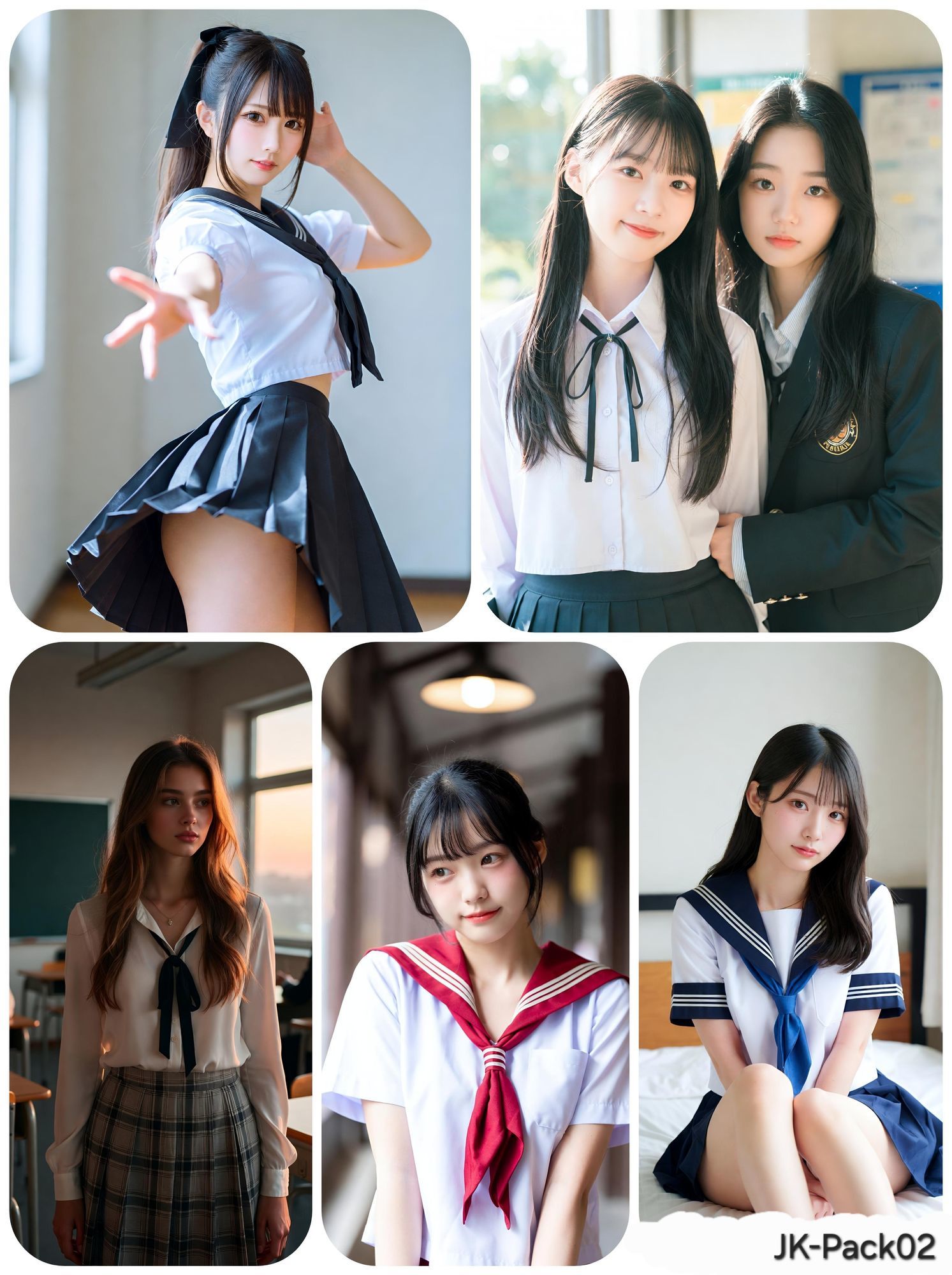 こんな美女が脱いでくれるの！？  JK-Pack02 サンプル3