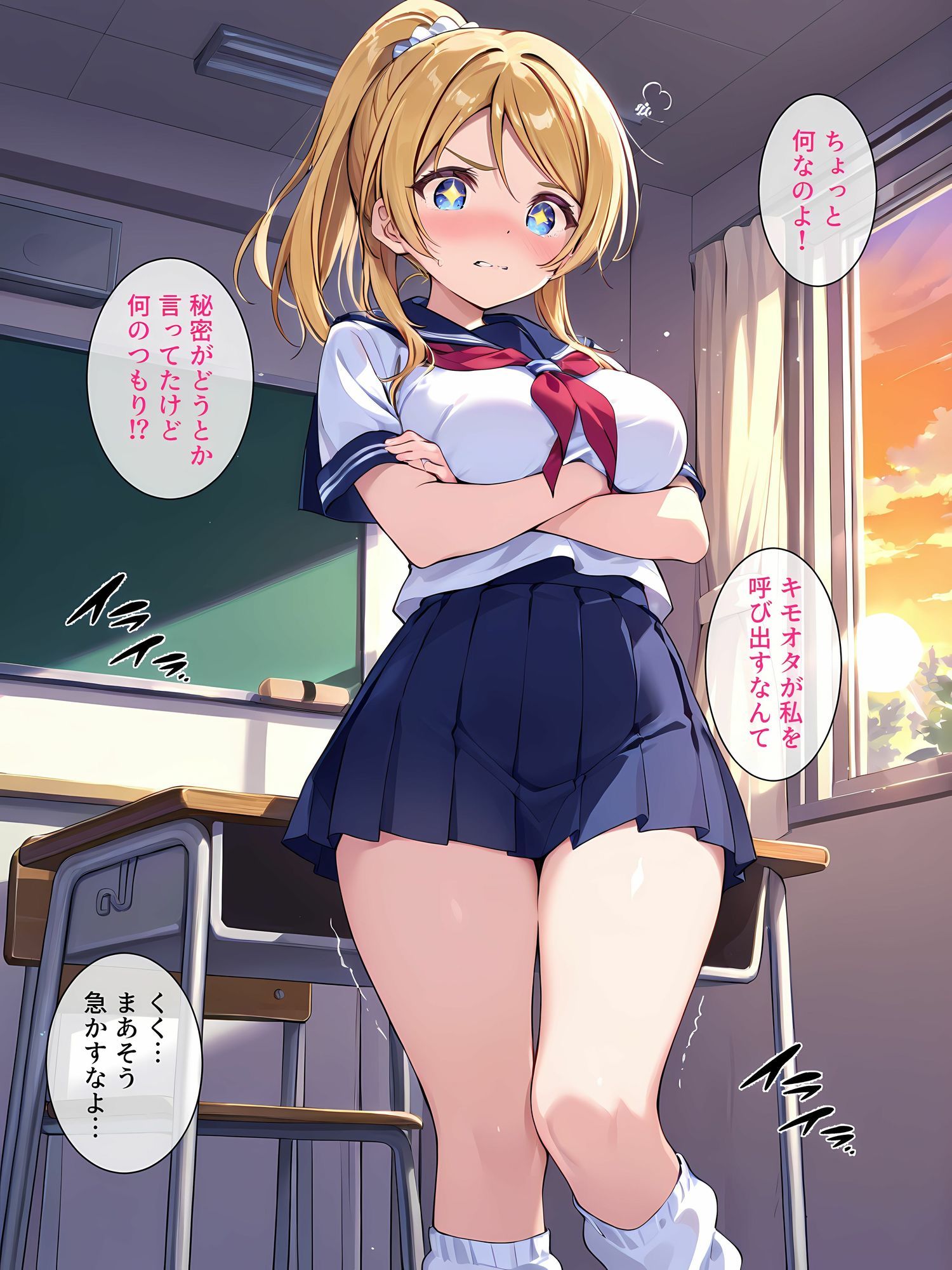 性処理学園〜かしこい女王の弱みを握ったらメス奴●になった〜 サンプル8