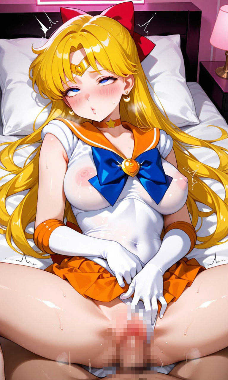 【セーラームーン】ビーナス・マーズ・サターン 〜生意気セーラー戦士を分からせアヘ顔CG集〜｜挑発パンチラ・中出し・イマラチオ サンプル2