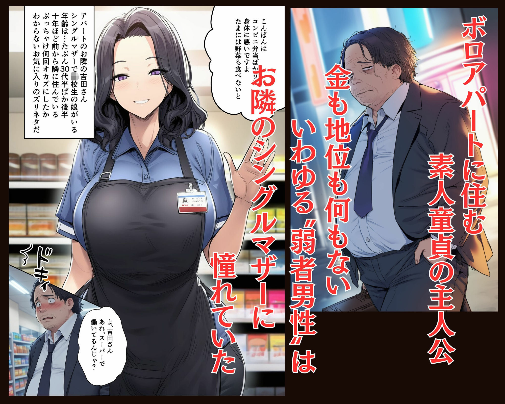 宝くじが当たったので貧困母娘買ってみた サンプル1