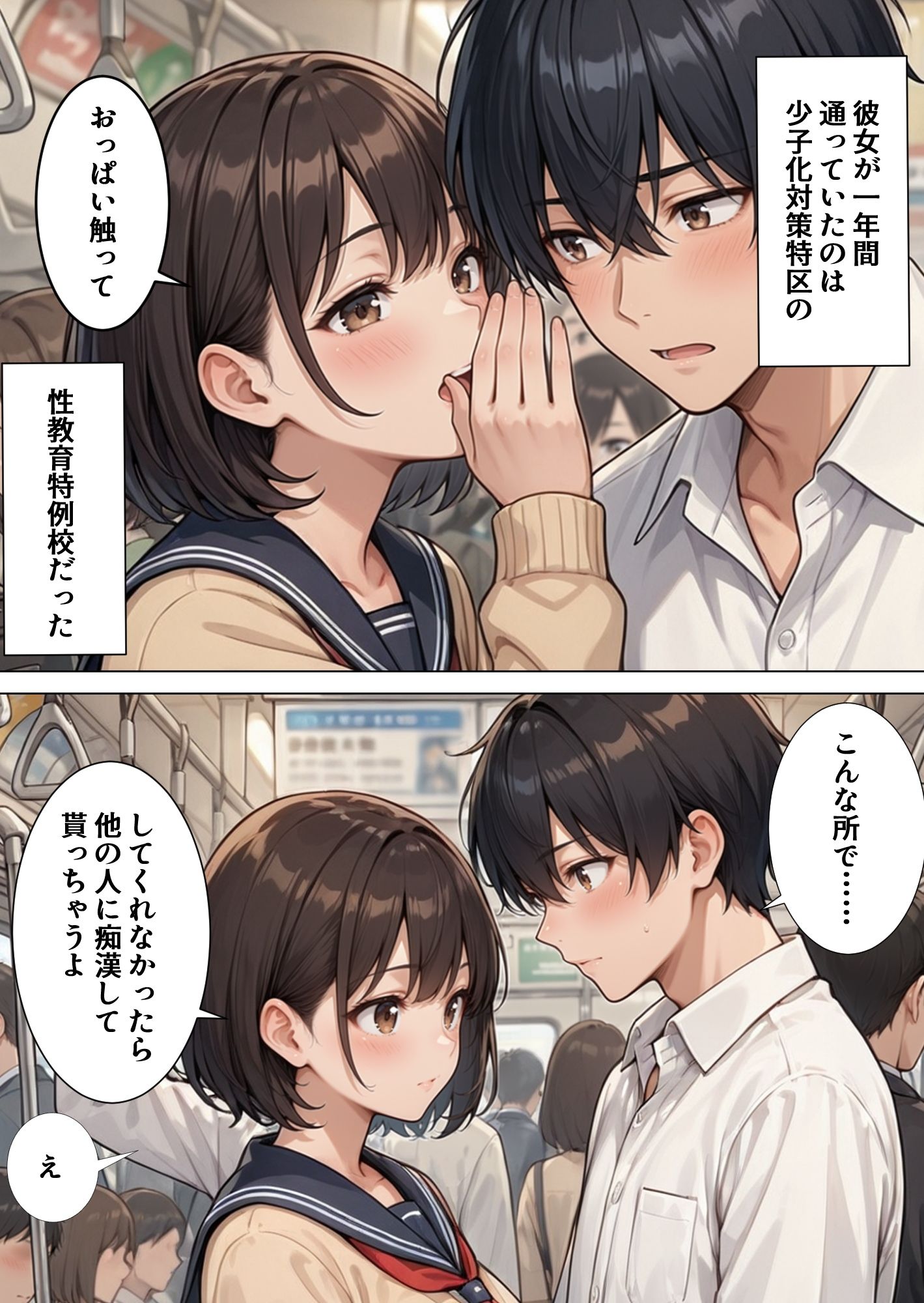 性教育学園X やりまくり！発情彼女1 vol.53【セリフ入有】 サンプル2