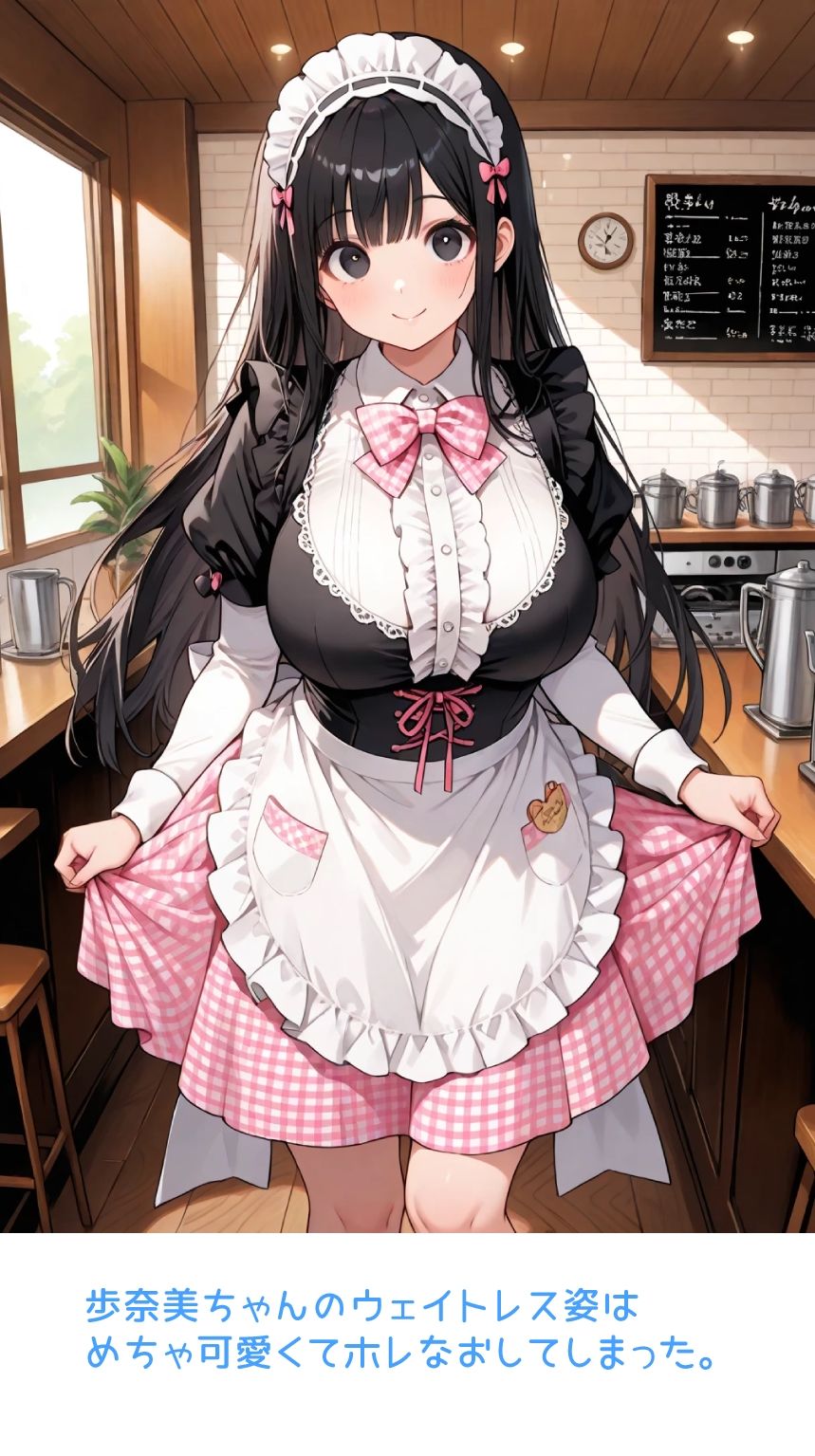 歩奈美ちゃん家でいっしょに勉強しない？2メイド編 サンプル1