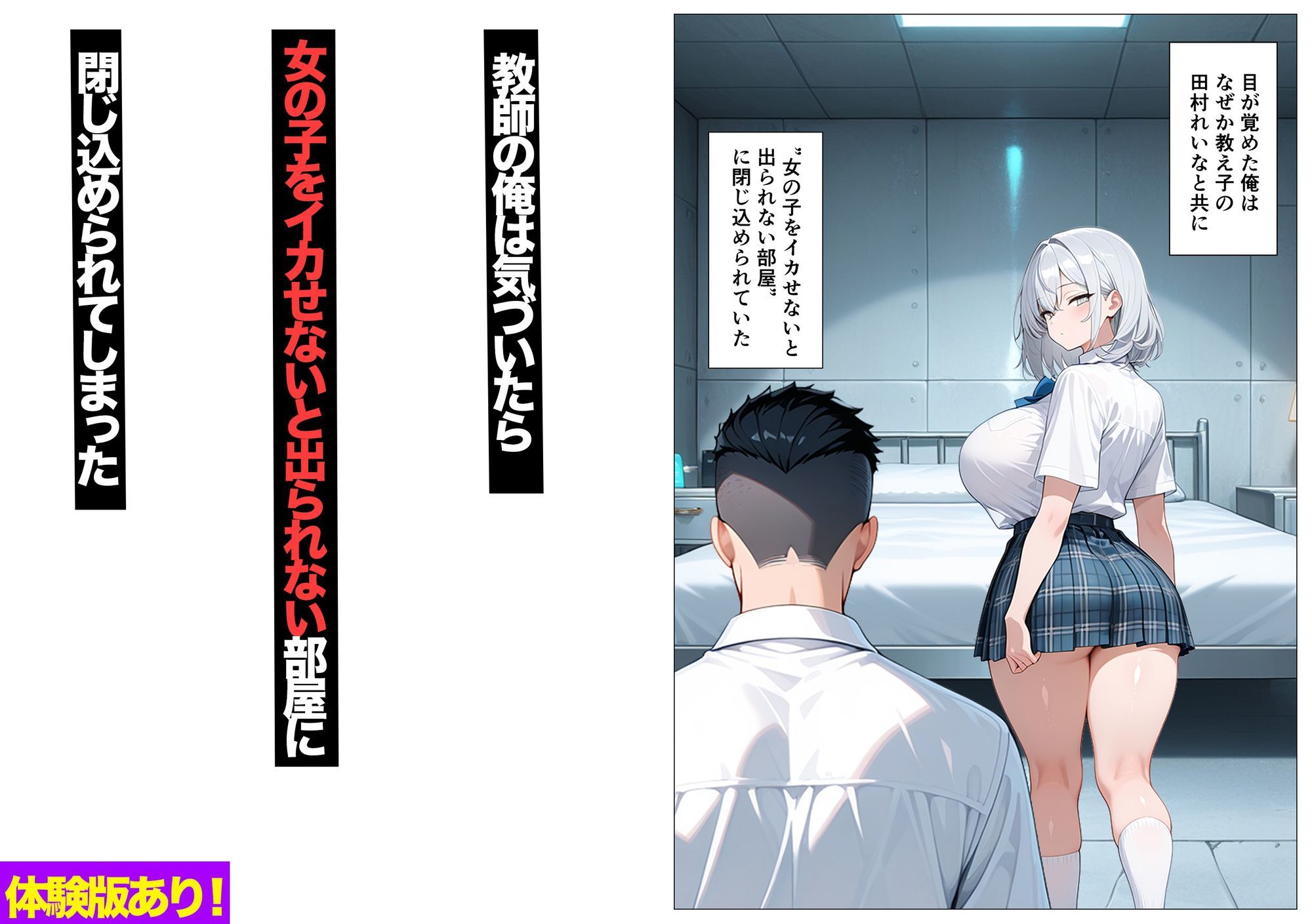 教え子のダウナーギャルをイカせないと出られない部屋 サンプル1