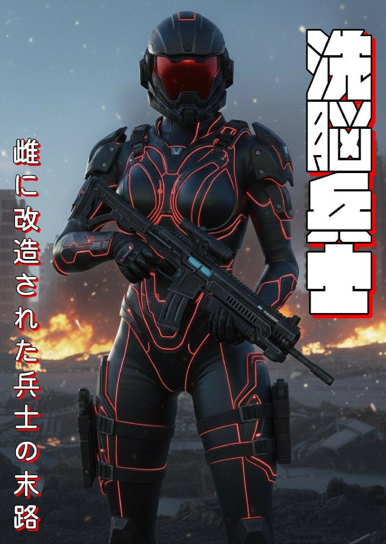 洗脳兵士:雌に改造された兵士の末路 サンプル1