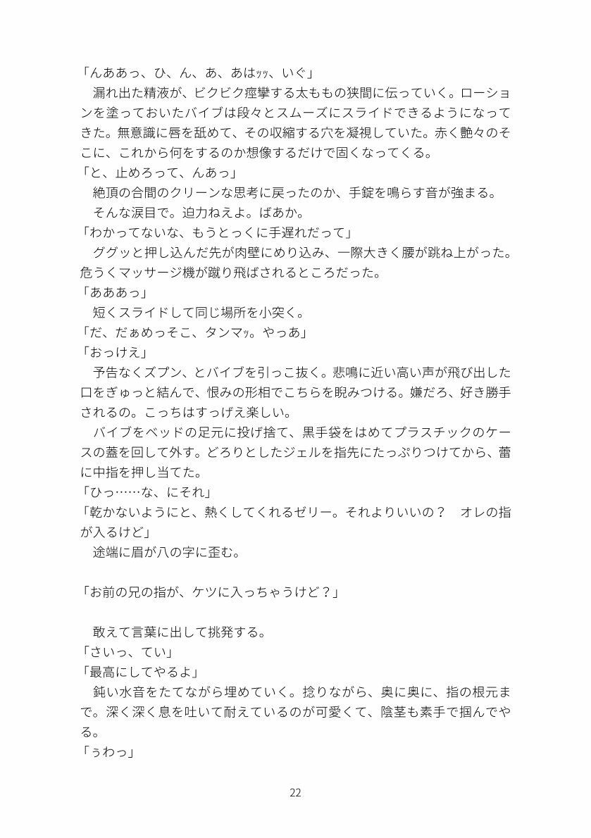 同じ顔の双子の兄に溺愛されて、抗えなくなるまで サンプル3